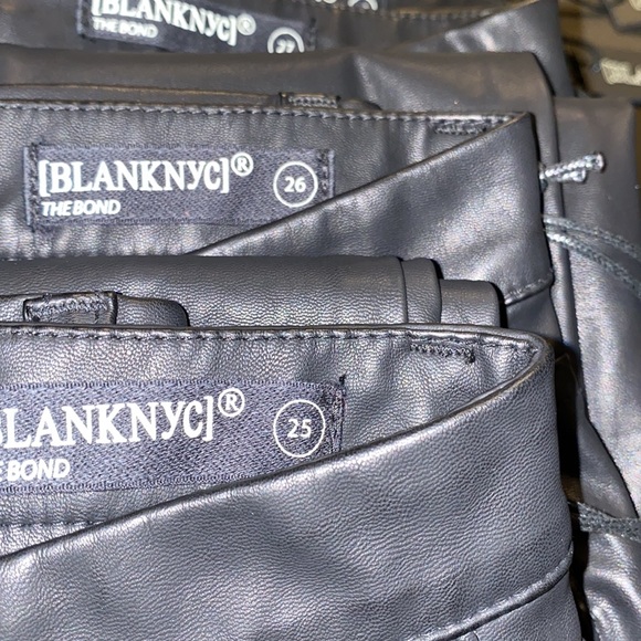NWT Blanknyc Vegan Leather Pant in Boom Bap. - Picture 11 of 16